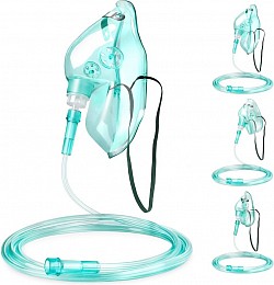 OXYGEN MASKS WITH TUBING DIFFERENT SIZES