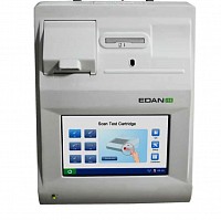 Edan i15 Blood Gas Analyzer analyzes pH, pCO2, pO2, Na+, K+, Cl, Ca++, Glu, Lact and Hct